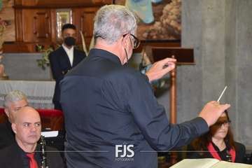 Procesión de La Burrita y concierto de música sacra de la Banda Municipal de Telde/Francisco Javier Santana.
